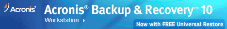 Acronis Backup & Recovery 10 Workstation
