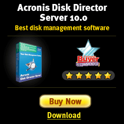 Acronis Disk Director Server 10.0
