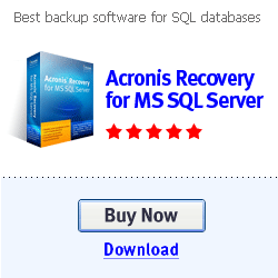Acronis Recovery for MS SQL Server