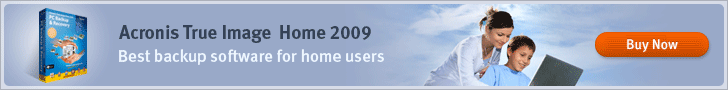 Acronis True Image 2009 Home