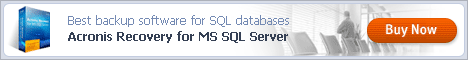 Acronis Recovery for MS SQL Server