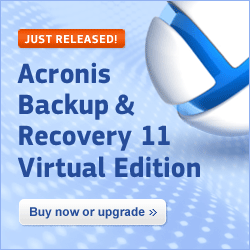 Acronis Backup & Recovery Advanced Server Virtual Edition