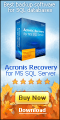 Acronis Recovery for MS SQL Server