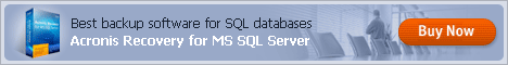 Acronis Recovery for MS SQL Server