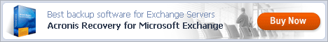 Acronis Recovery for Microsoft Exchange